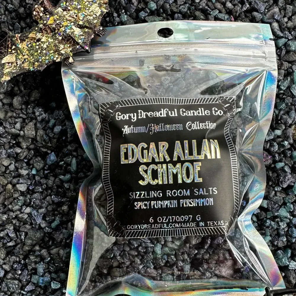Edgar Allan Schmoe Sizzling Room Salt Potpourri: Spicy Pumpkin Persimmon Scent